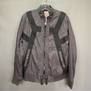 DIESEL 2010 nylon bomber archive street wear avant garde parachute jacket y2k